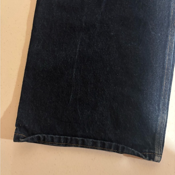 Duluth Trading Co Men’s Size 46x32 Straight Leg Blue Denim Jeans Made In USA - Picture 5 of 7